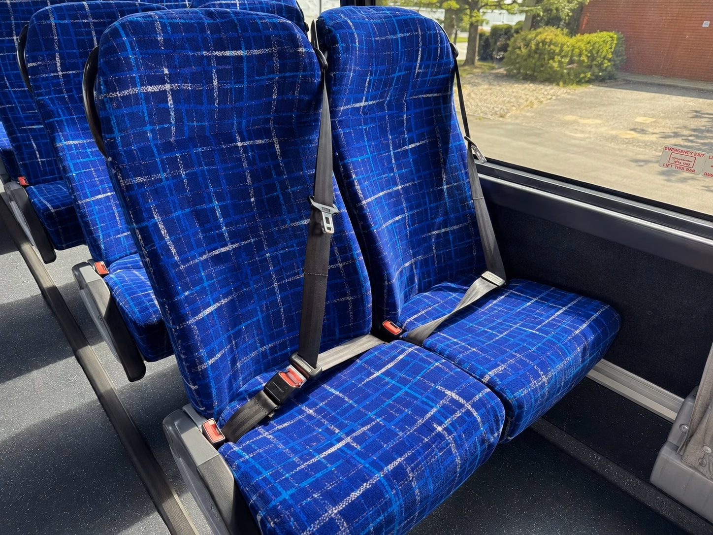austin charter bus interior