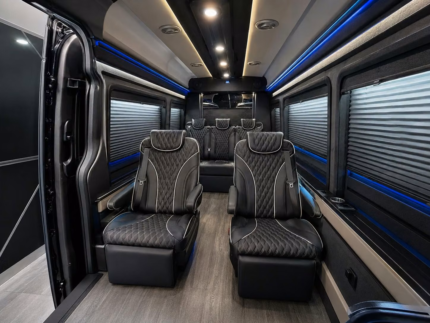 sprinter van with driver interior